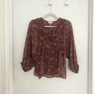 Delicate and soft Lucky Brand blouse